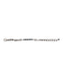 Dolce & Gabbana Silver Tone Chain Lobster Clasp Logo Gray Pearls Bracelet